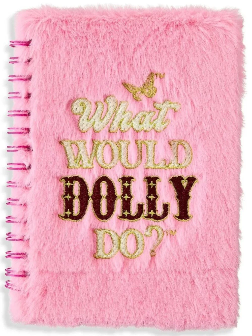 Dolly Parton Notebook Fuzzy Journal - What Would Dolly Do